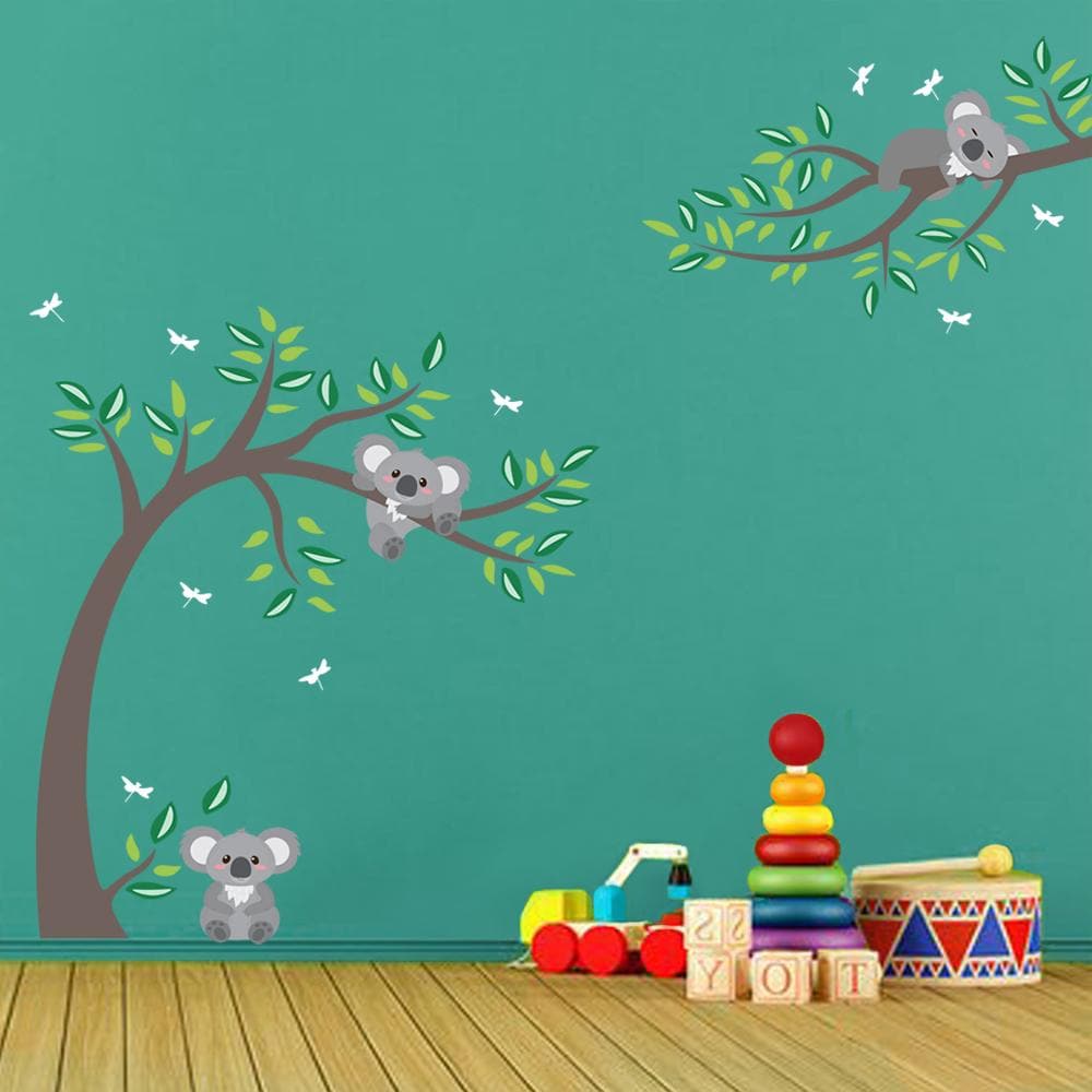 Koala Tree Branch Wall Decals
