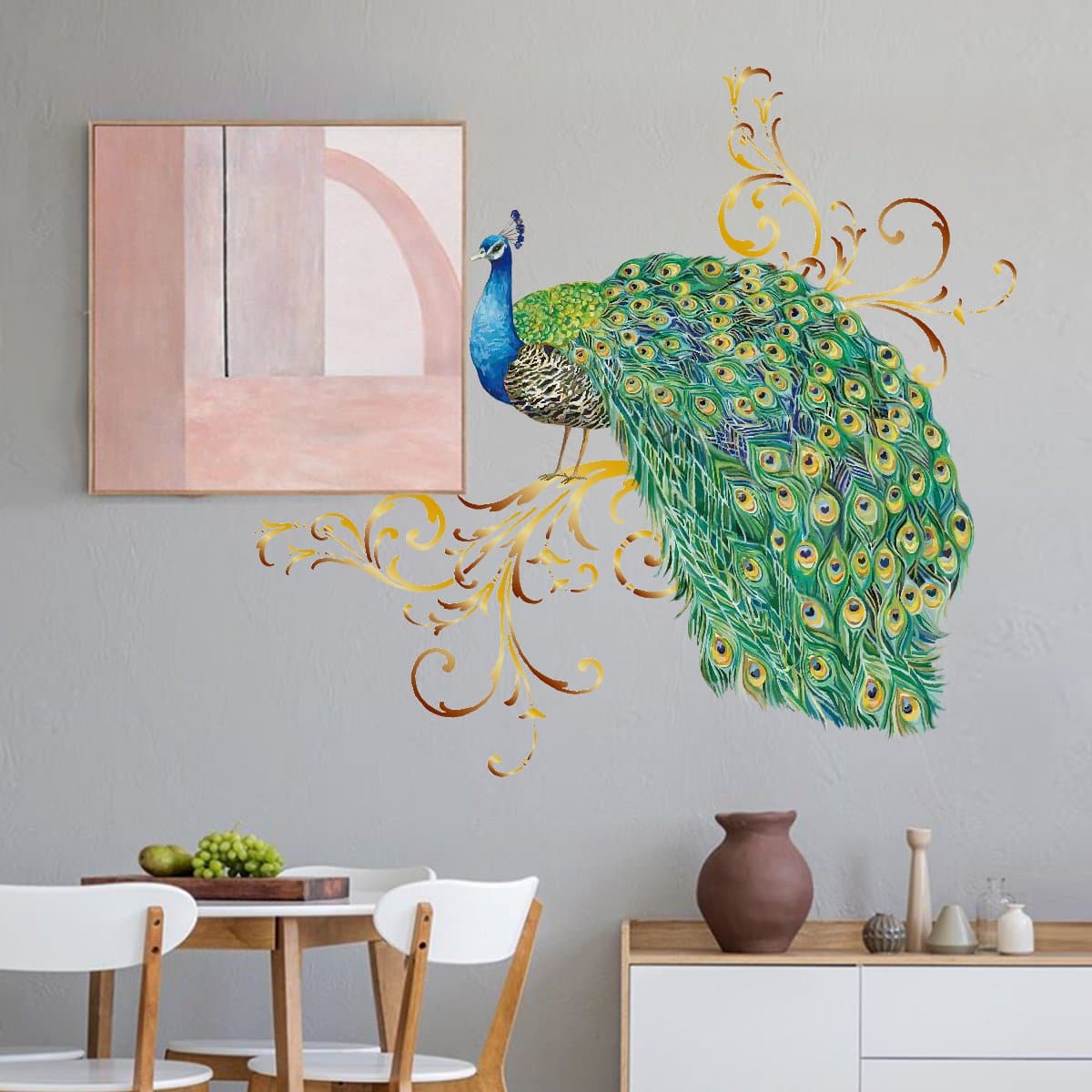 Peacock Animal Bird Wall Stickers
