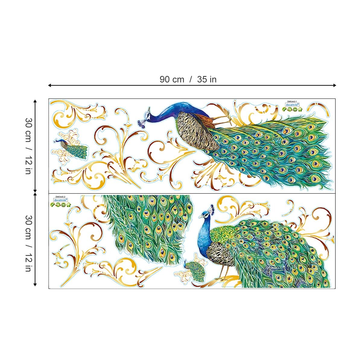 Peacock Animal Bird Wall Stickers