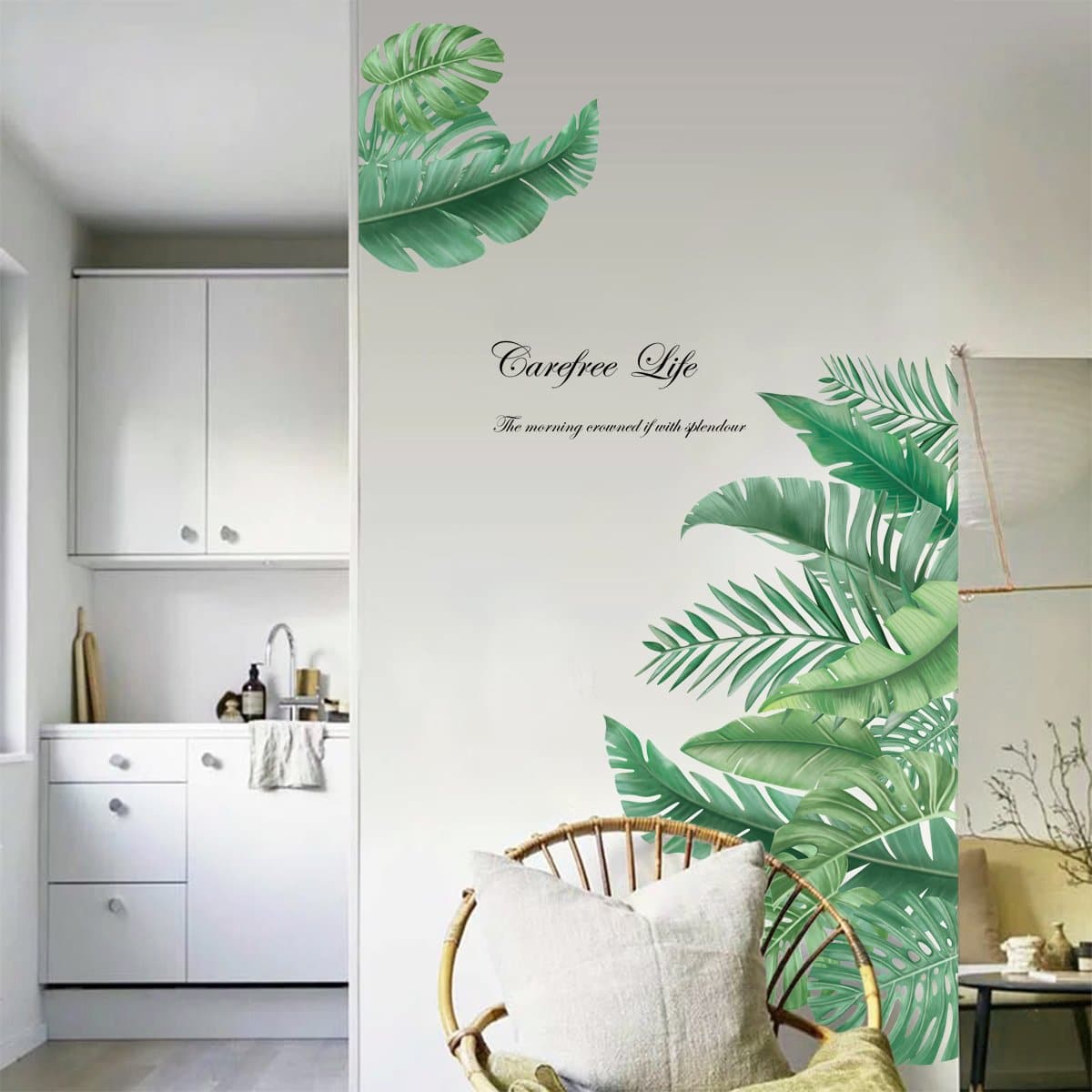 Palm Tree Leaves Wall Decals