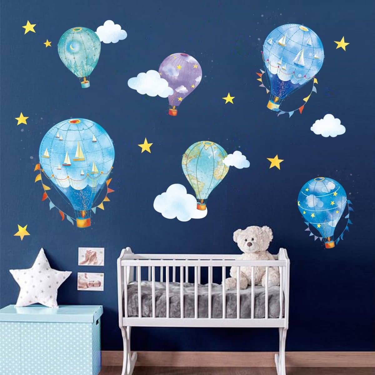 Hot Air Balloons Wall Decals