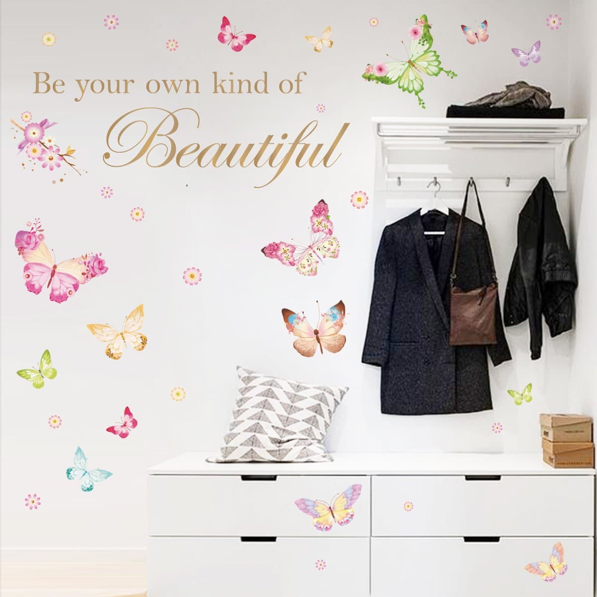 Butterfly Quotes Beautiful Wall Decals