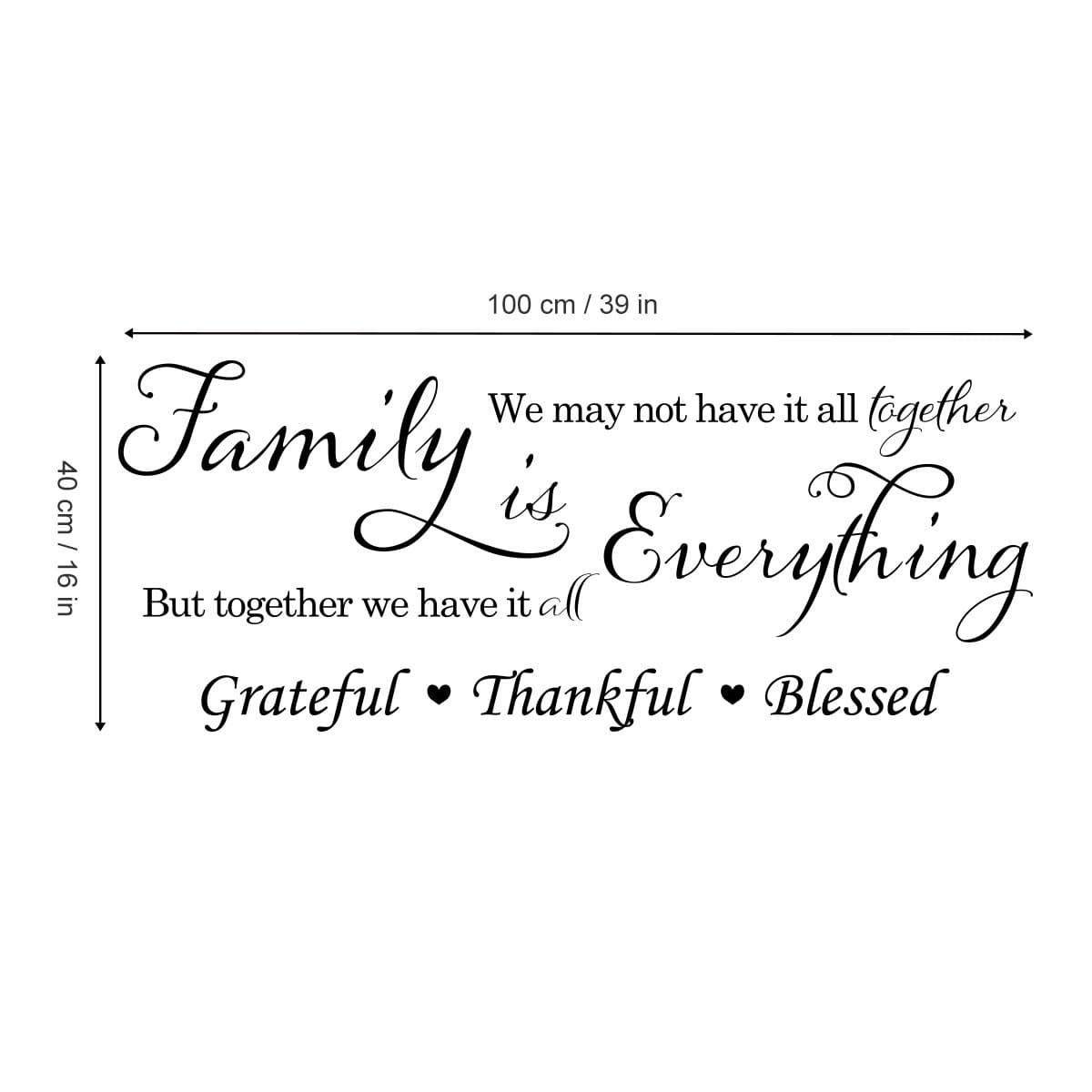 Inspirational Quotes Wall Decals