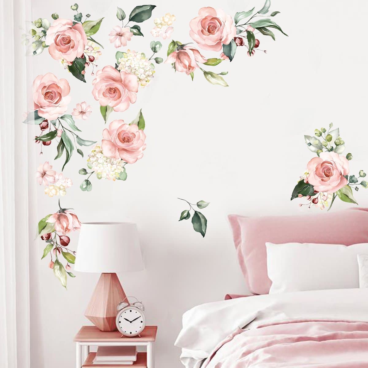 Large Peony Flower Wall Decals