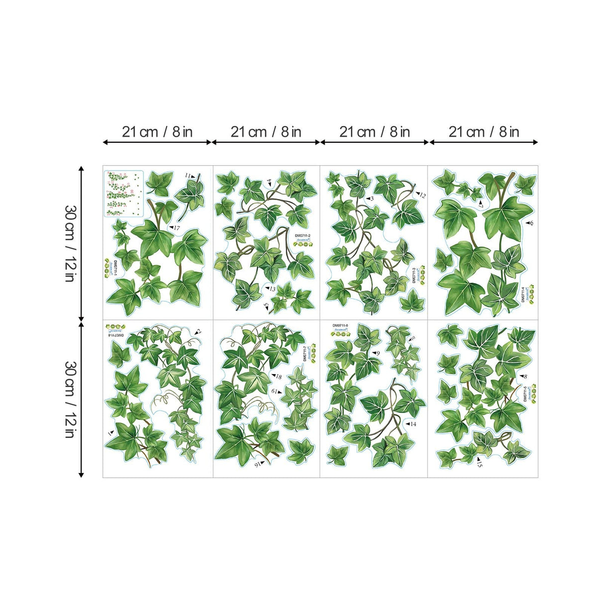 Hanging Vine Wall Decals