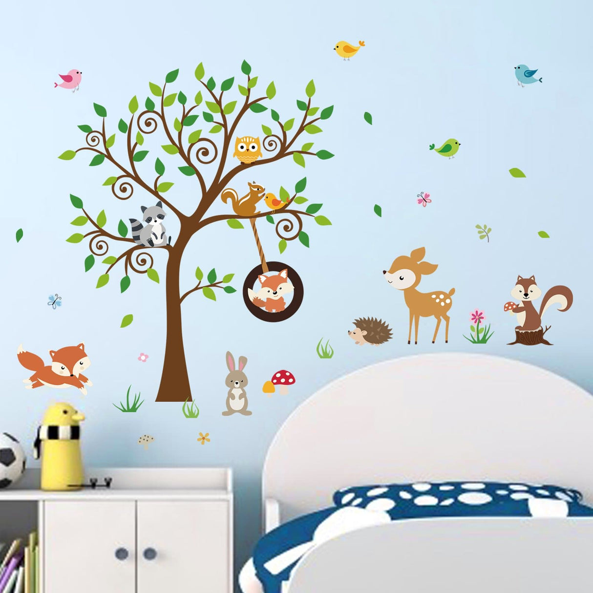 Forest Animals Tree Wall Decals