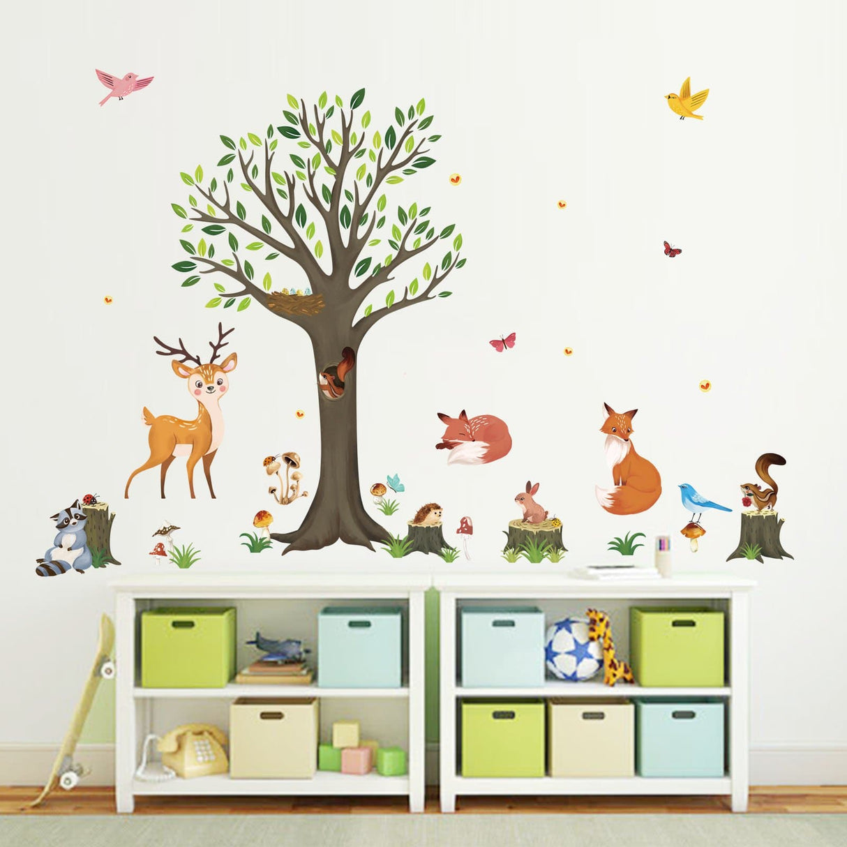 Forest Animal Tree Wall Decals
