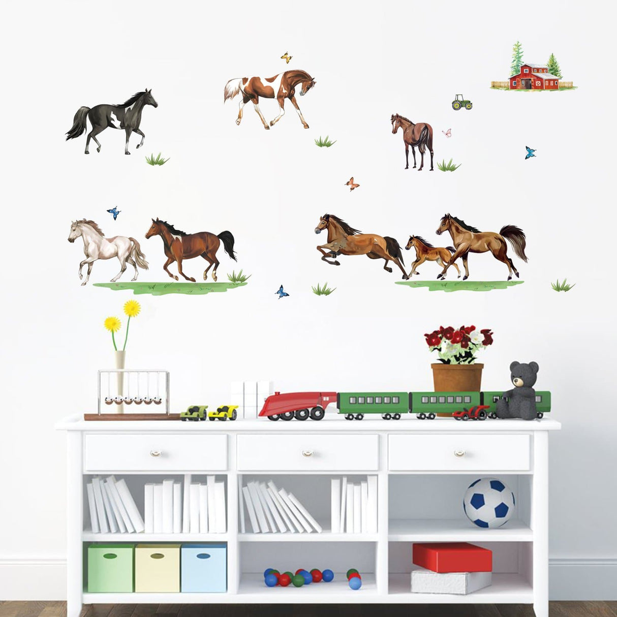 Colorful Horse Wall Decals