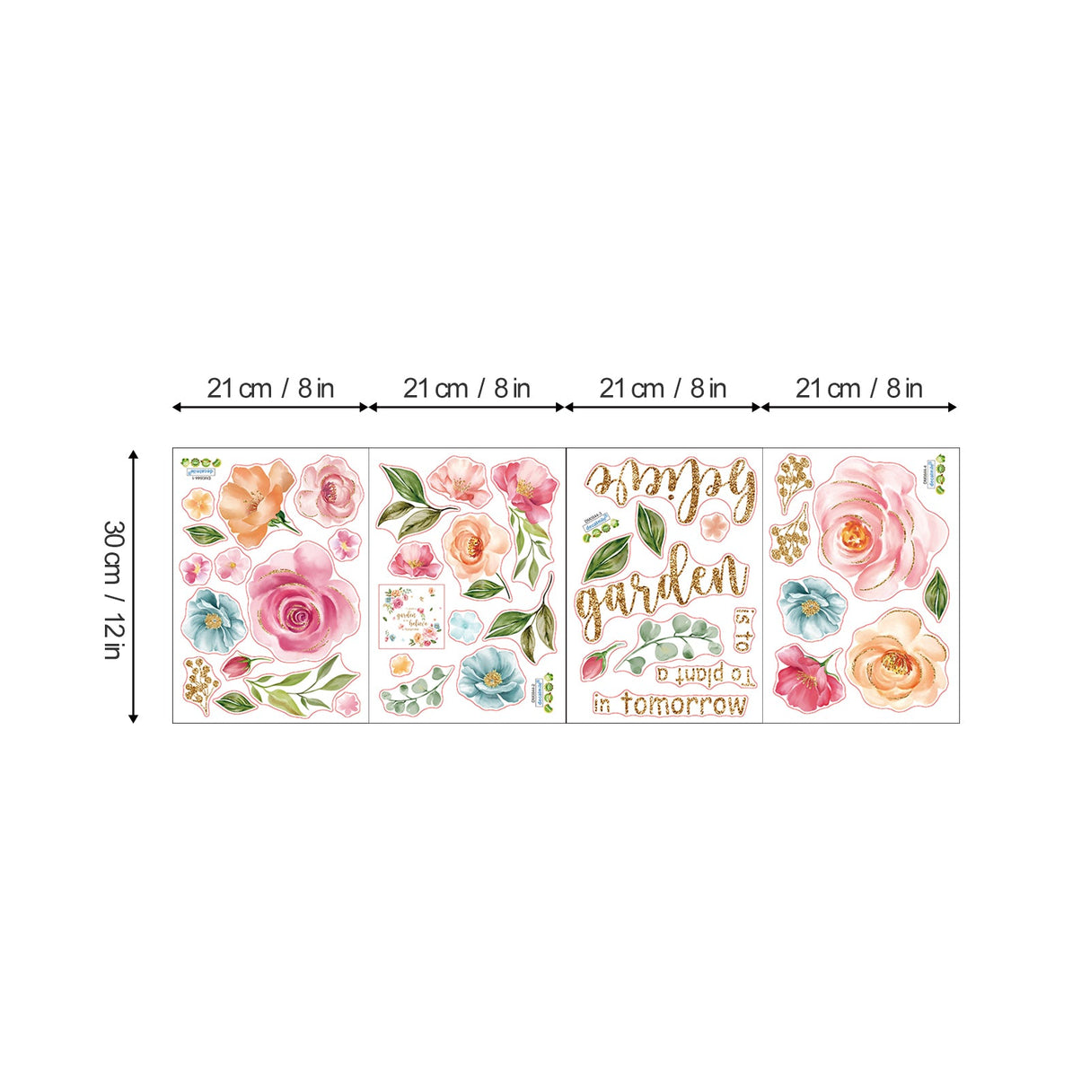 Flowers Quotes Wall Decals