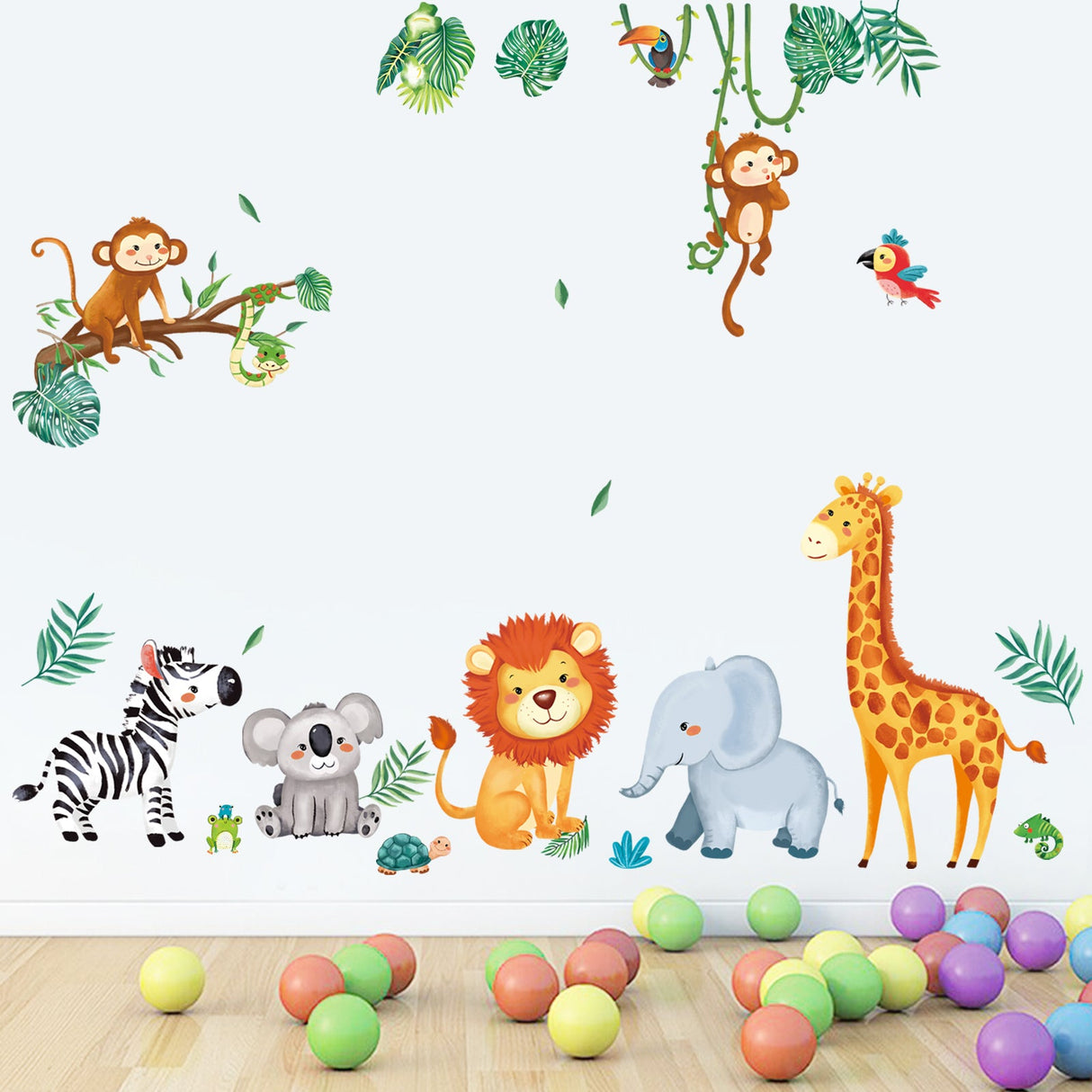 Jungle Animals Wall Decals