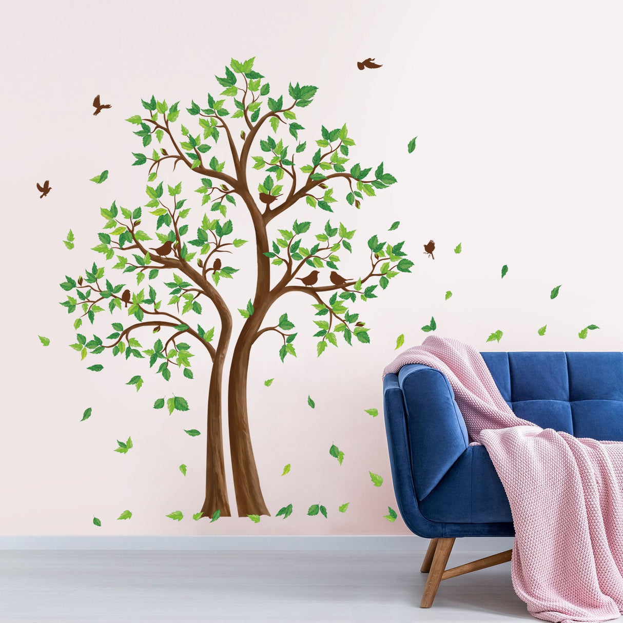 Green Tree Wall Decals Bedroom
