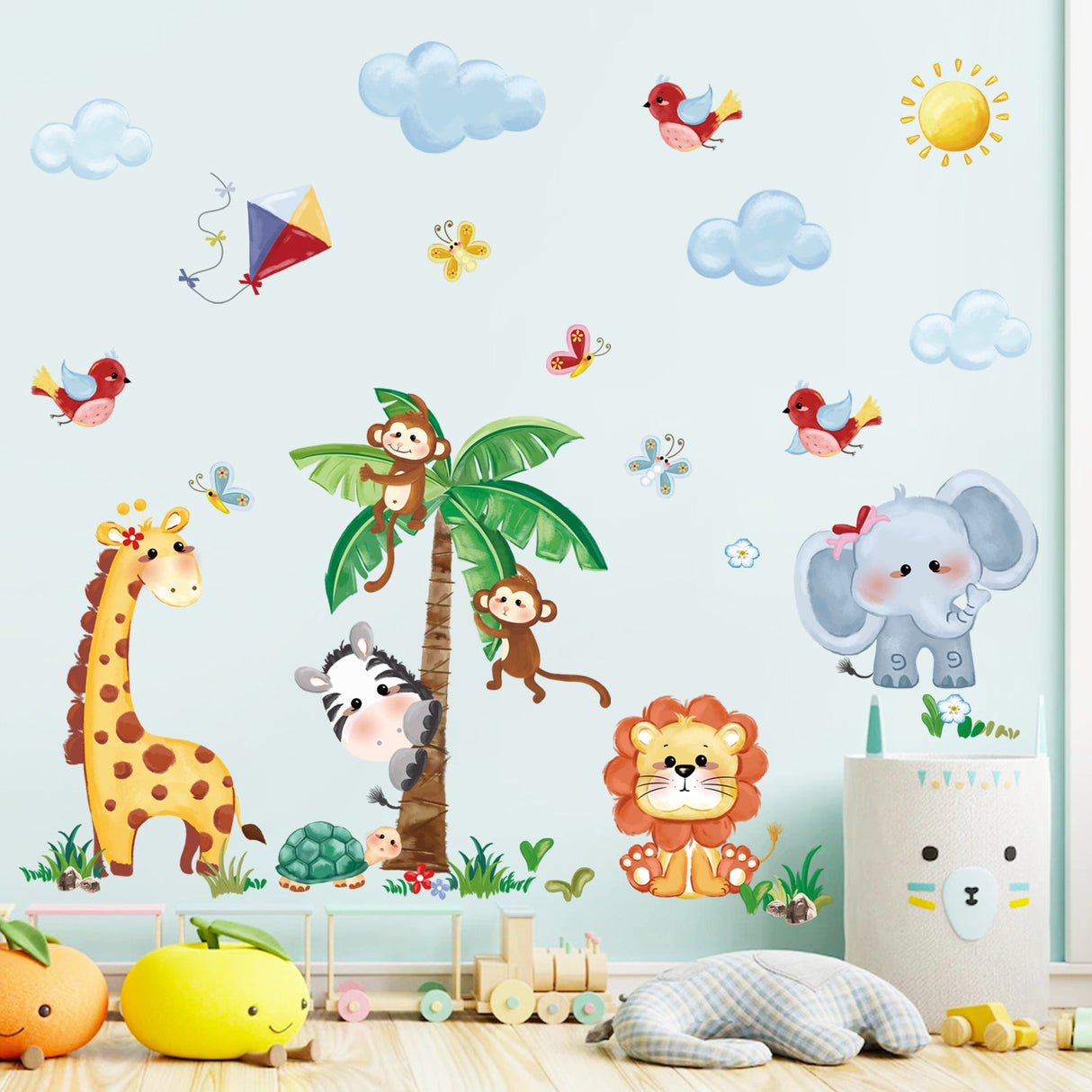 Jungle Animals Wall Decals