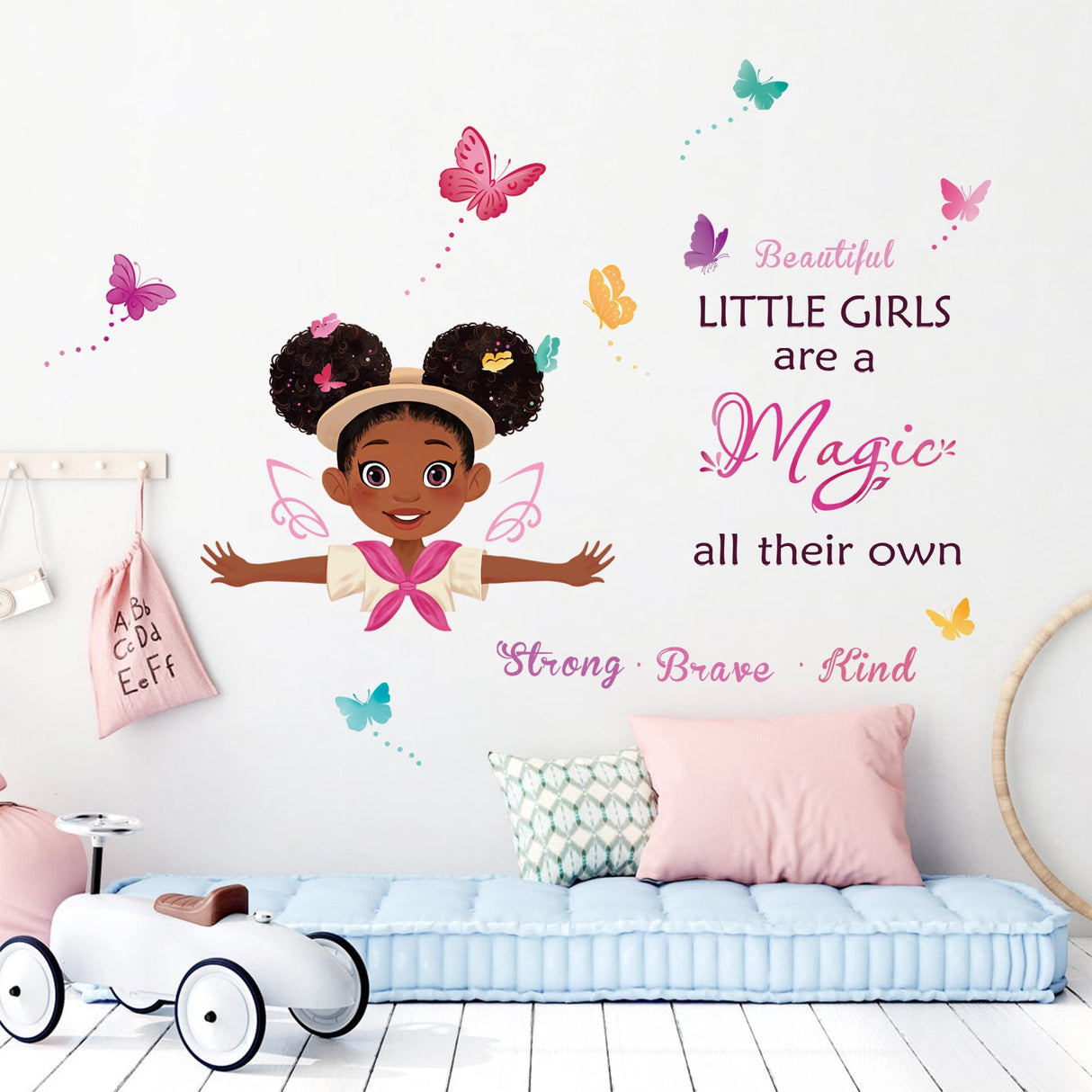 Black Girl Inspirational Quote Wall Decals