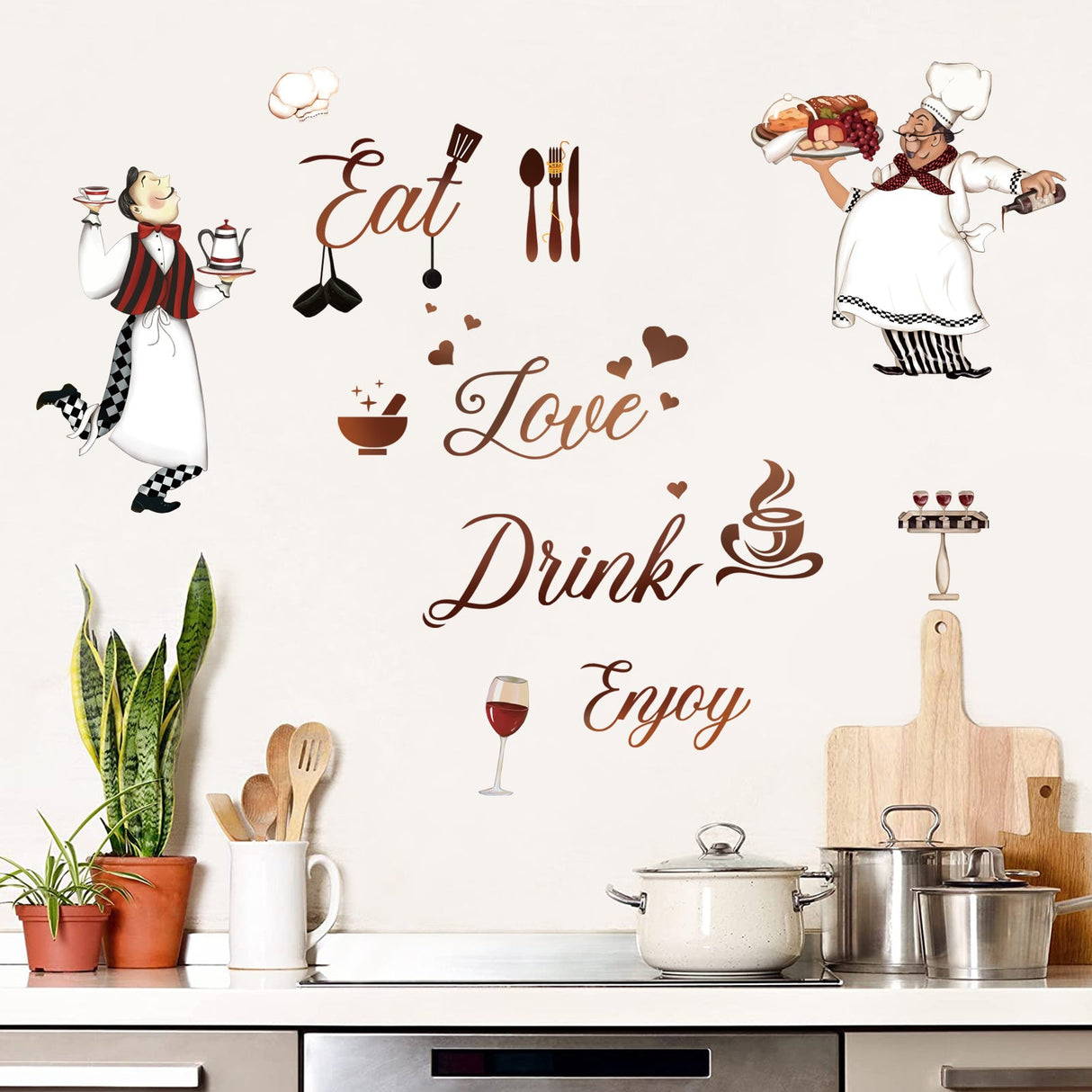 Chef Kitchen Wall Decals