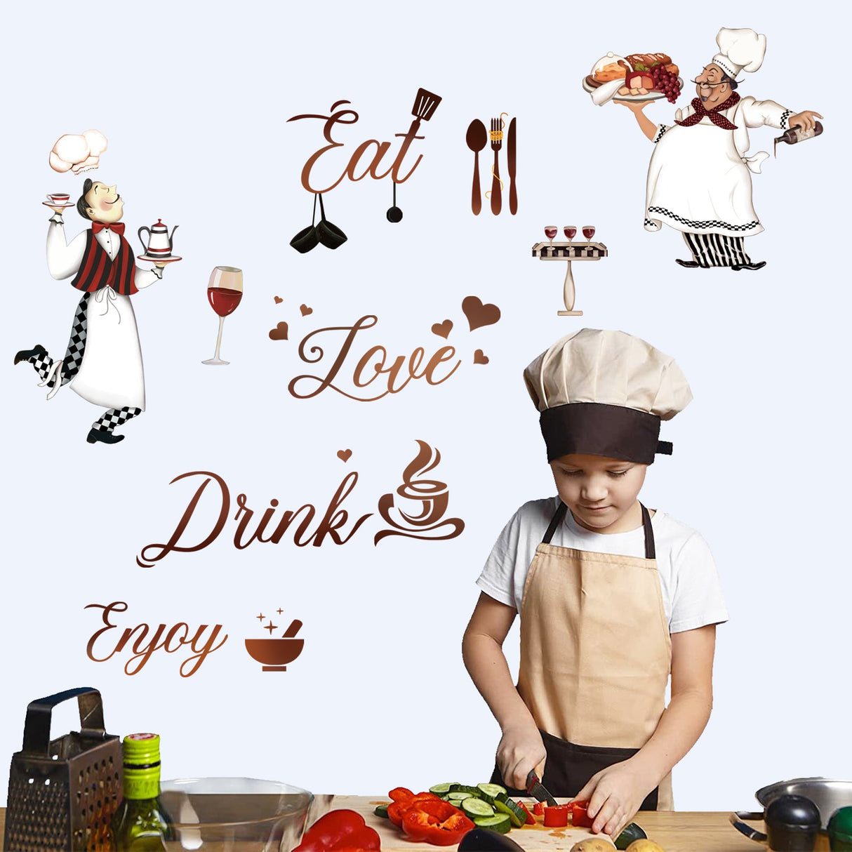 Chef Kitchen Wall Decals