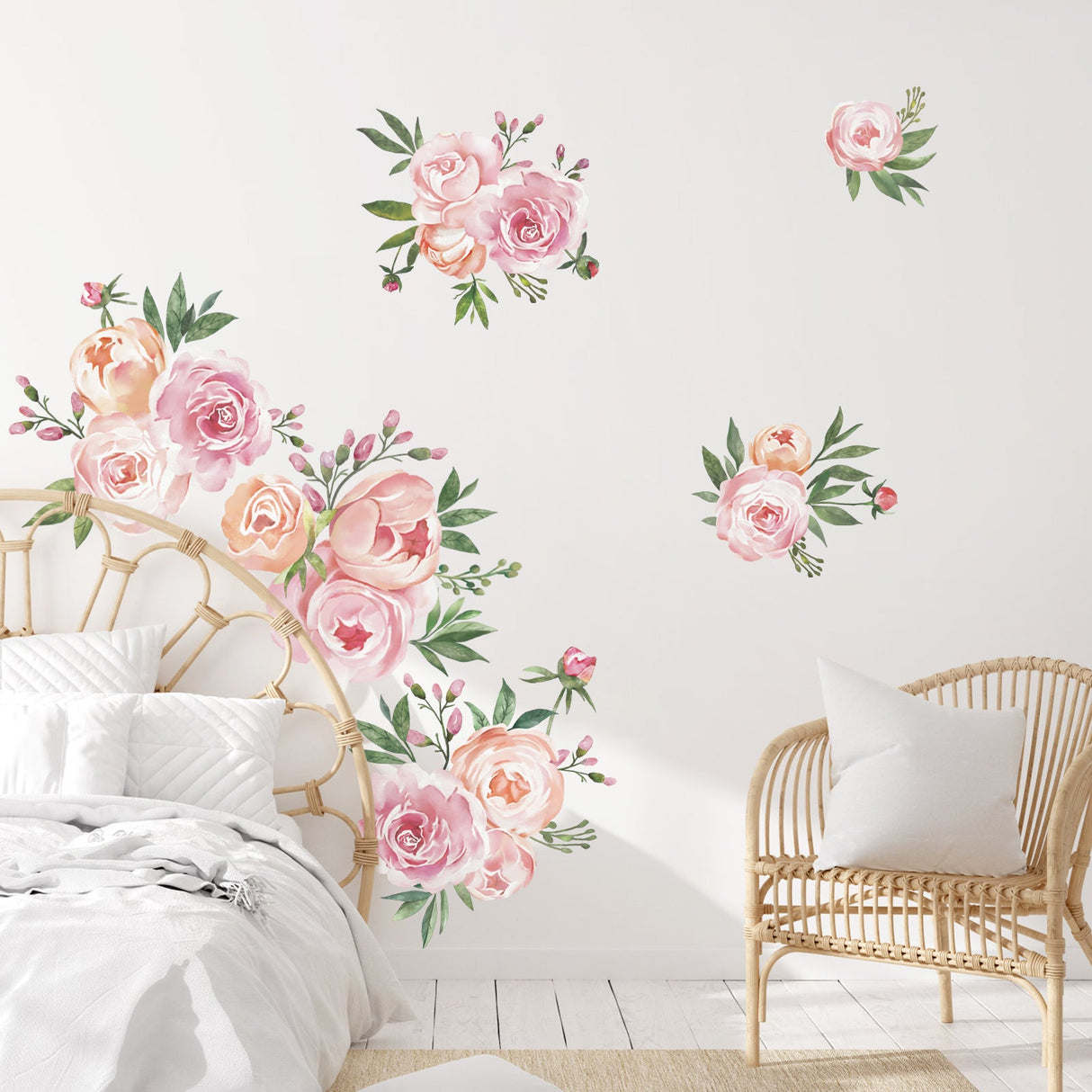 Peony Flowers Wall Decals