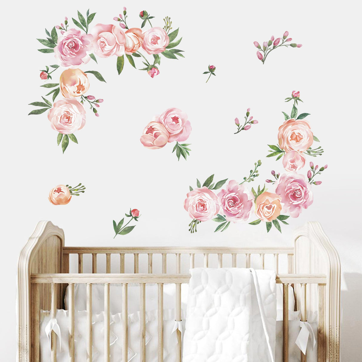 Peony Flowers Wall Decals