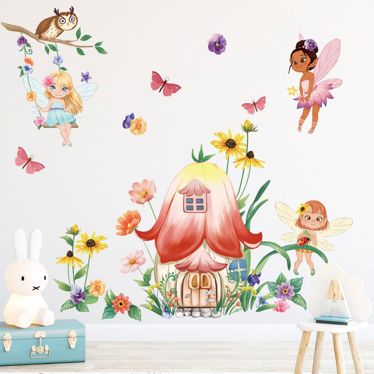 Fairy Mushroom Wall Decals