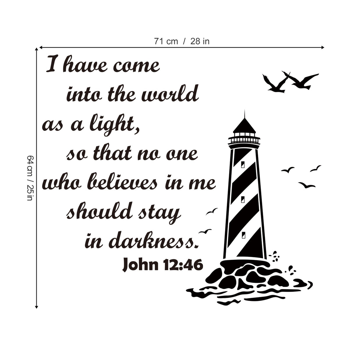 Inspirational Wall Letters Decals