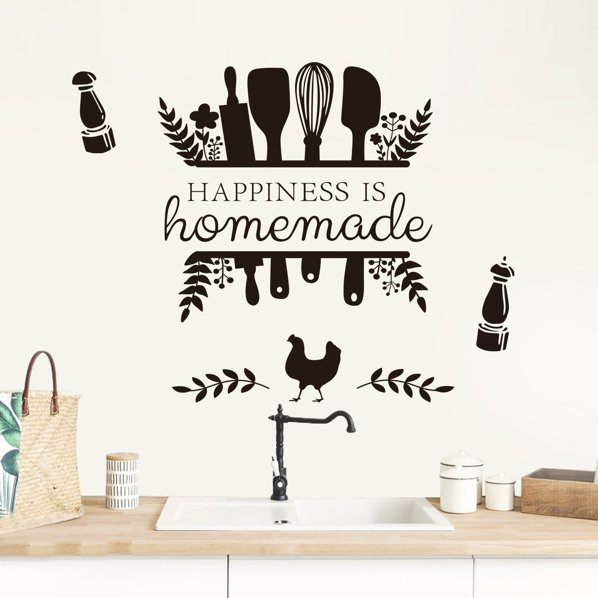 Kitchen Sayings Wall Letters Decals