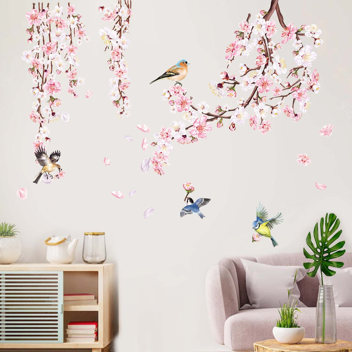Cherry Blossom Branch Wall Decals