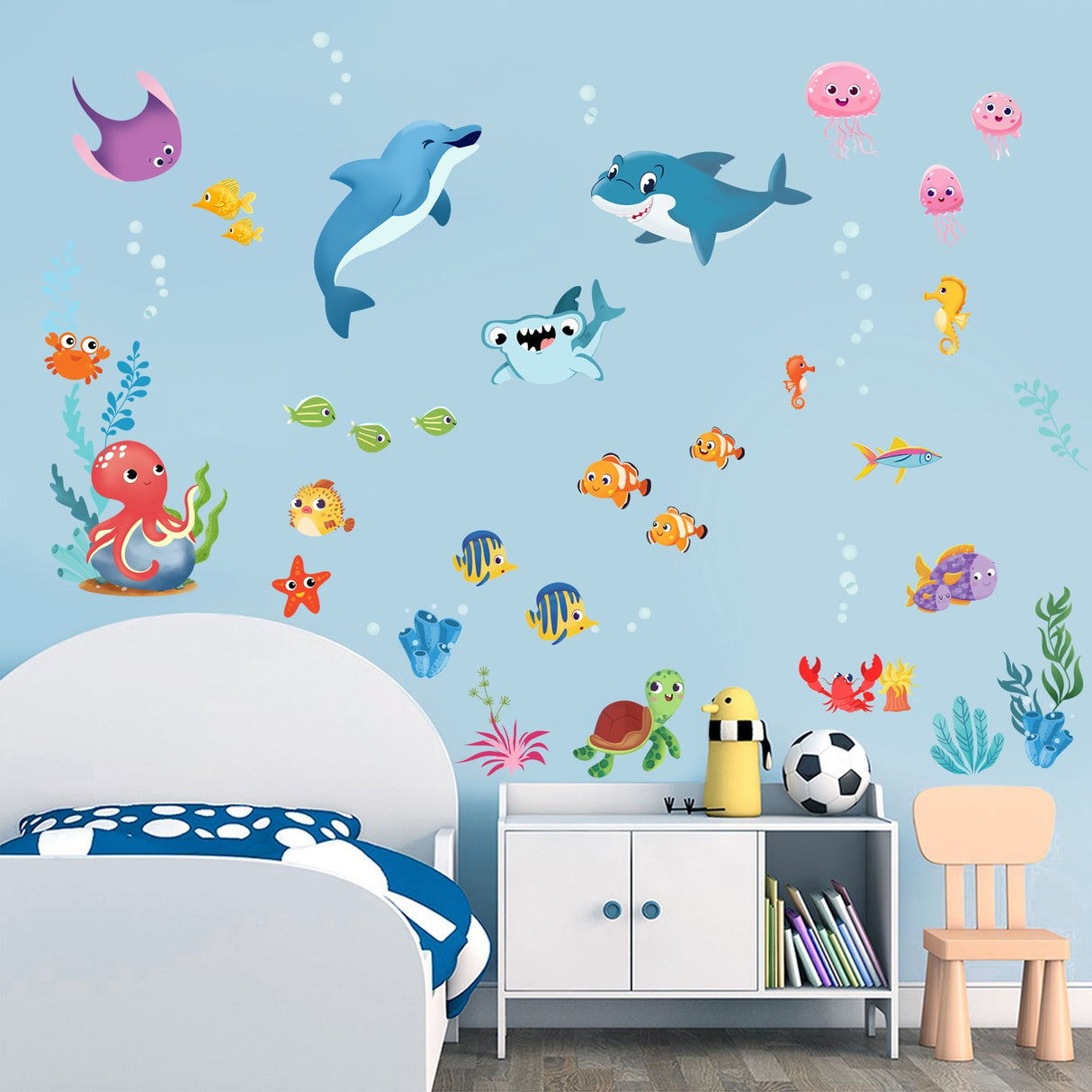 Under The Sea Fish Wall Decals