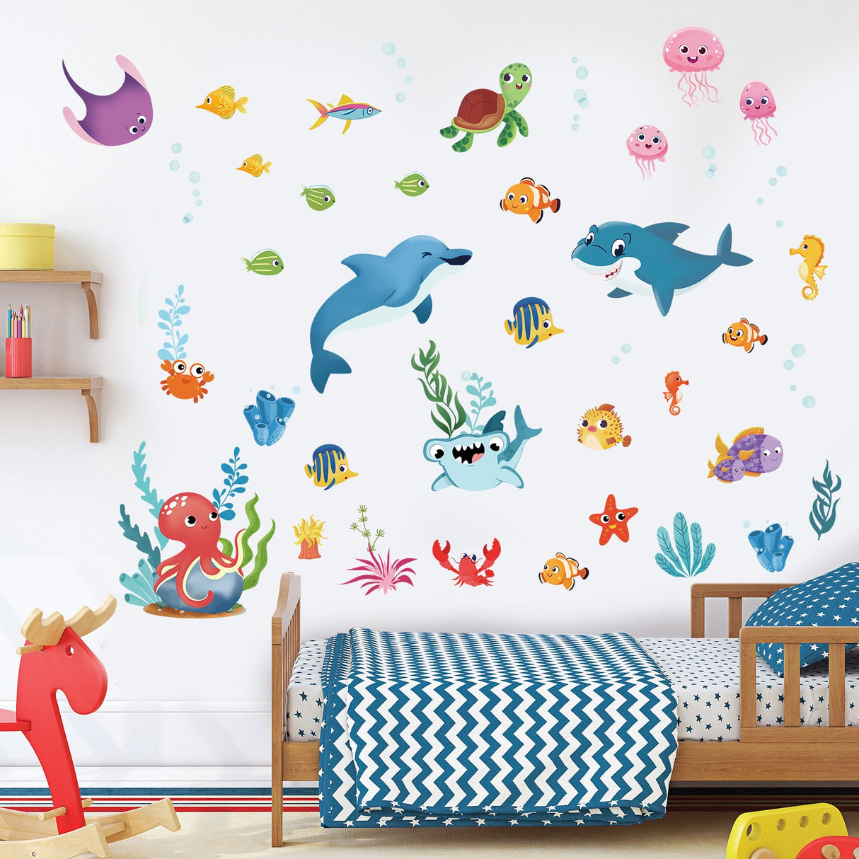 Under The Sea Fish Wall Decals