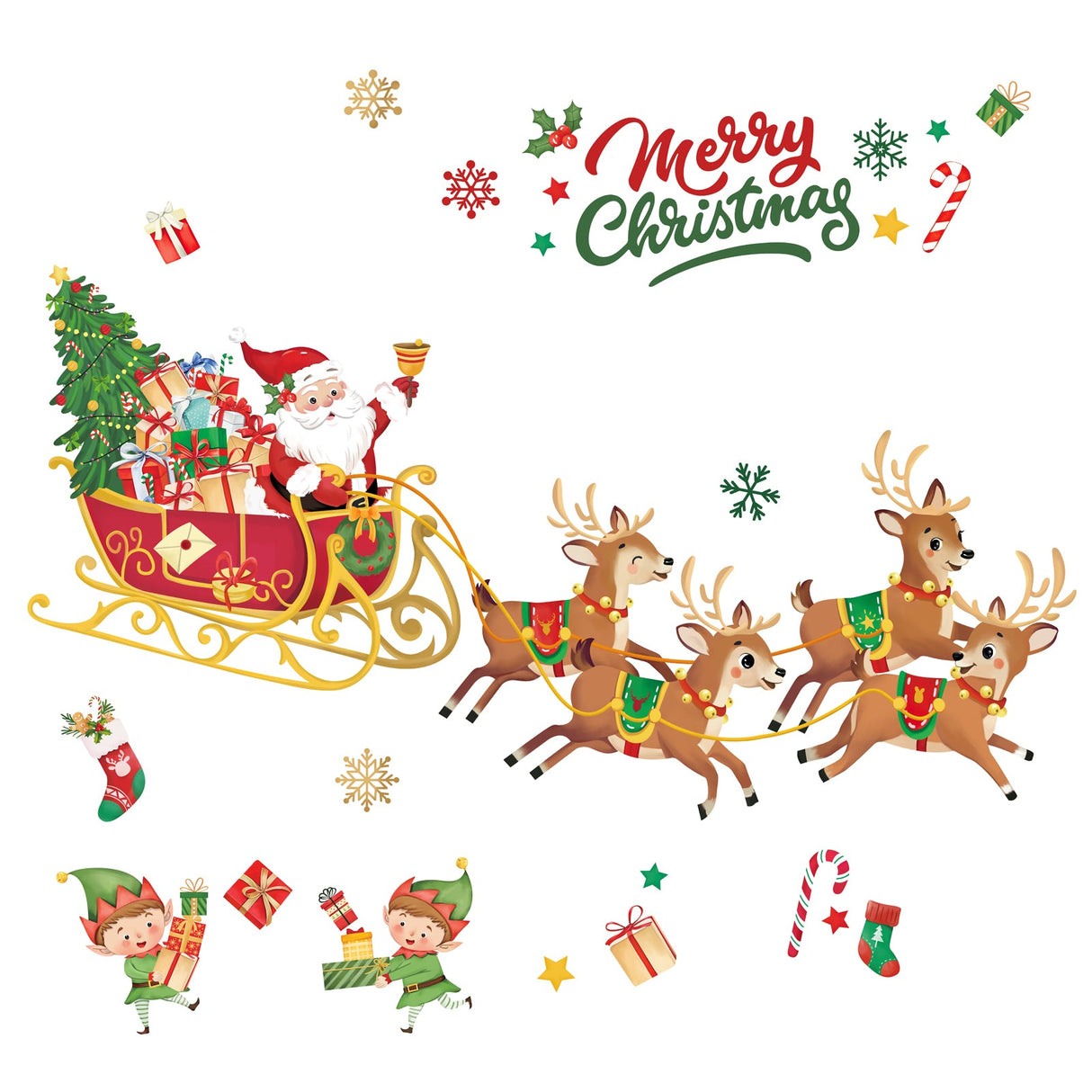 Christmas Window Wall Decals