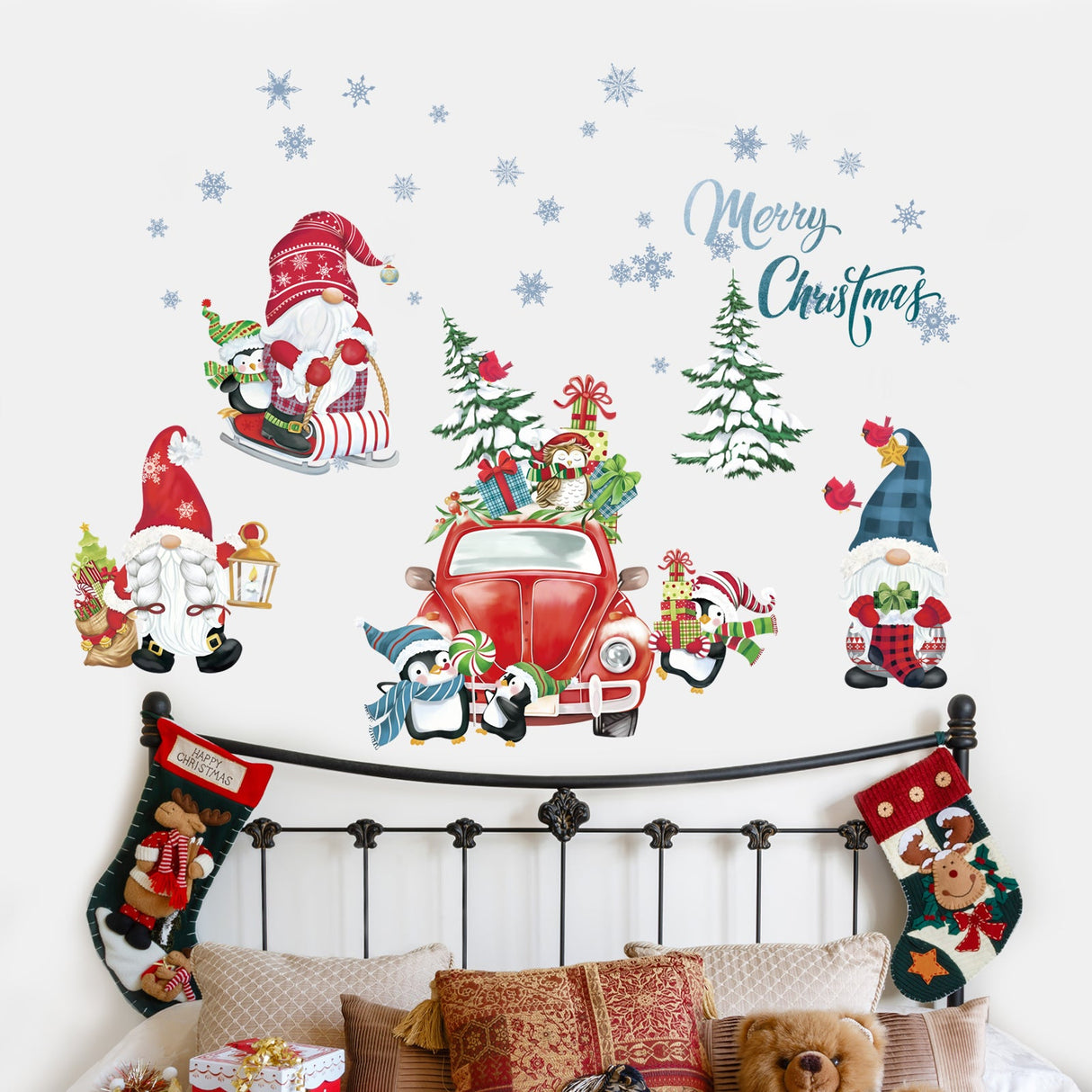 Christmas Window Wall Decals