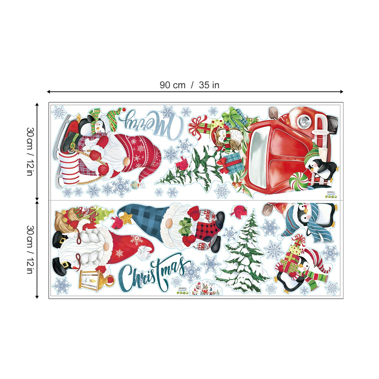 Christmas Window Wall Decals
