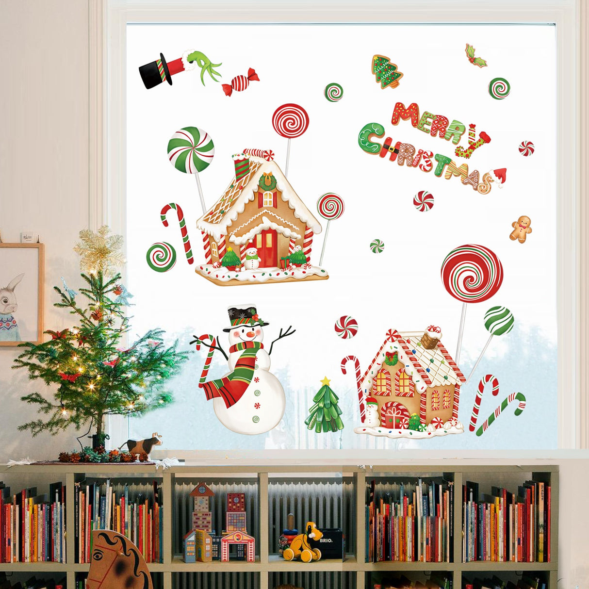 Christmas Window Wall Decals