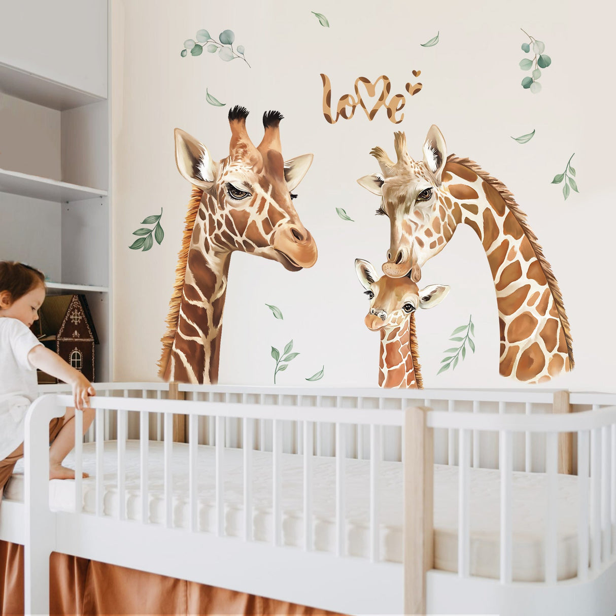 Jungle Animals Giraffe Wall Decals