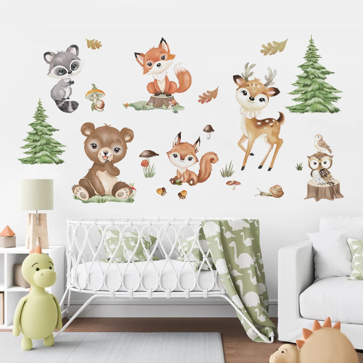 Woodland Animals Wall Decals