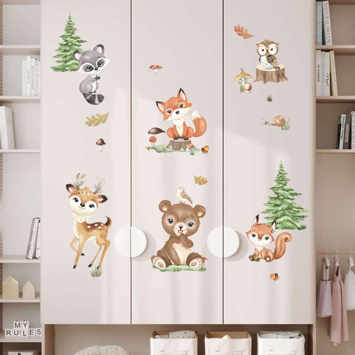 Woodland Animals Wall Decals