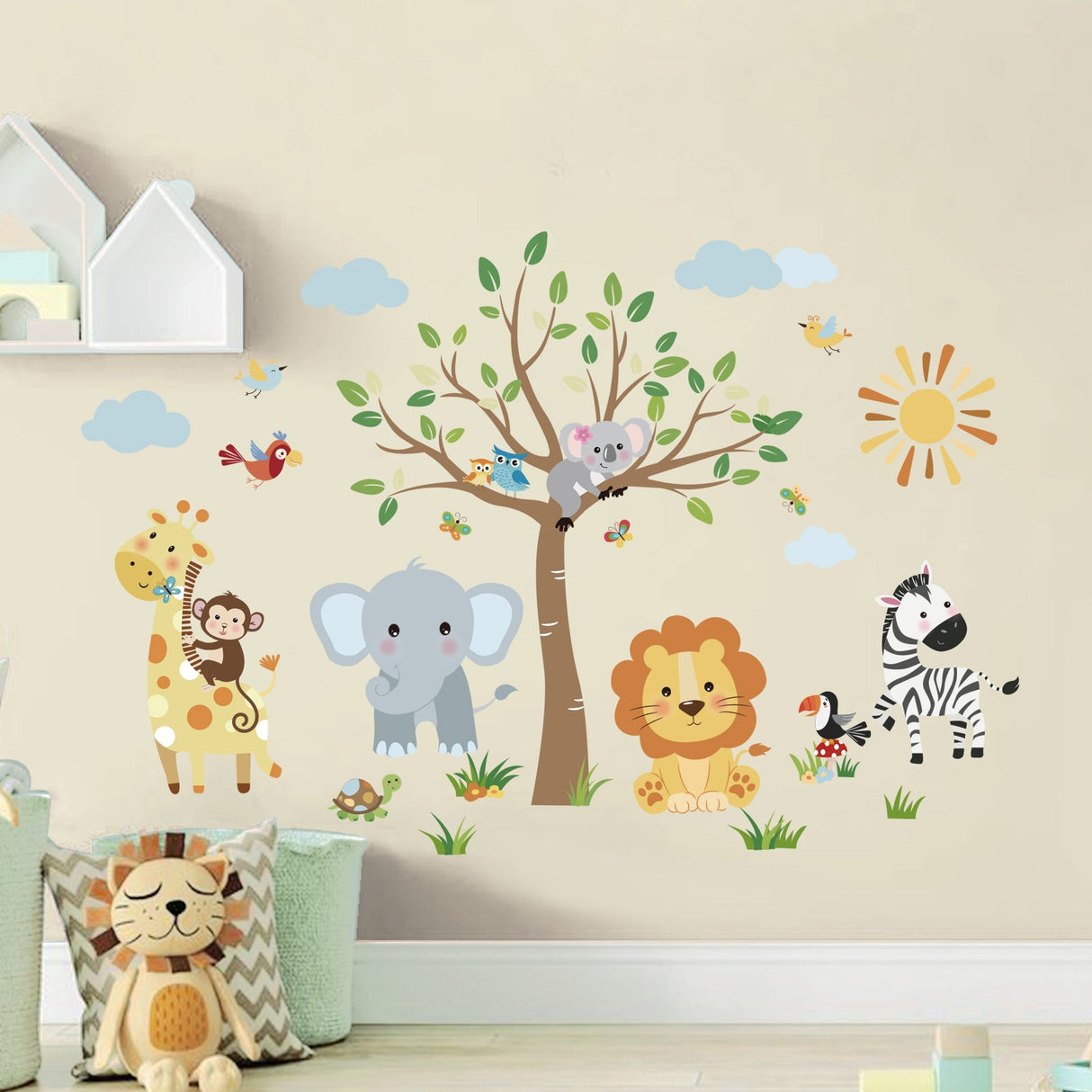 Jungle Animals Wall Decals
