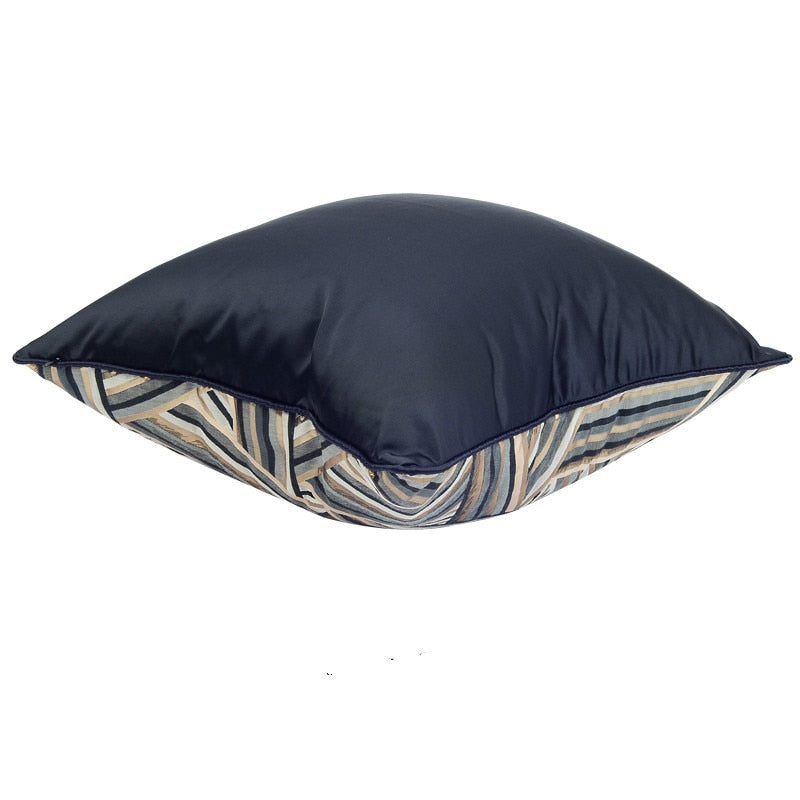 Cushion Cover Decorative Pillow Case Modern Industry Style Simple Classical Geometric Lines Blend Coussin Sofa Decor