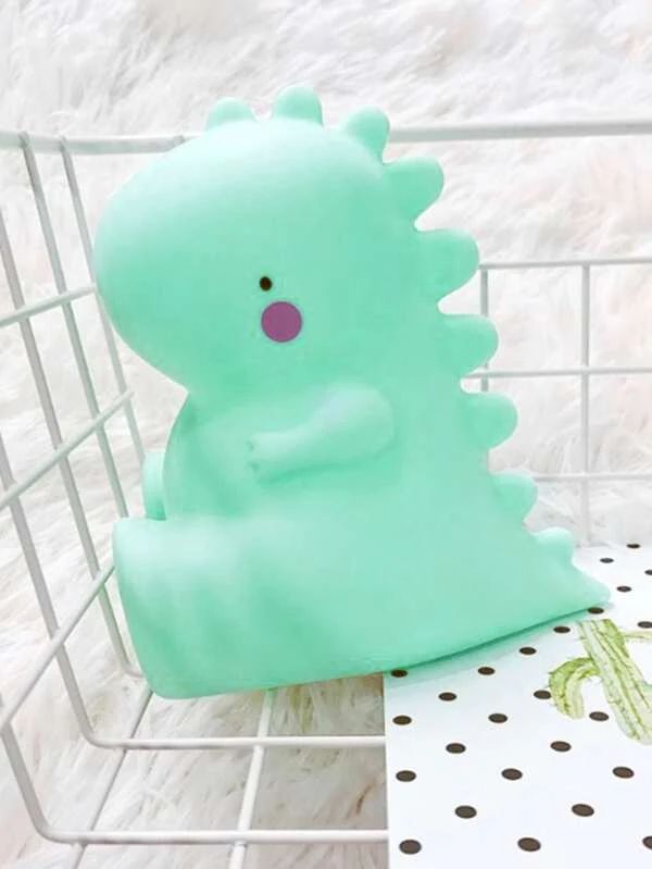 Dinosaur Shaped Night Light Green Color