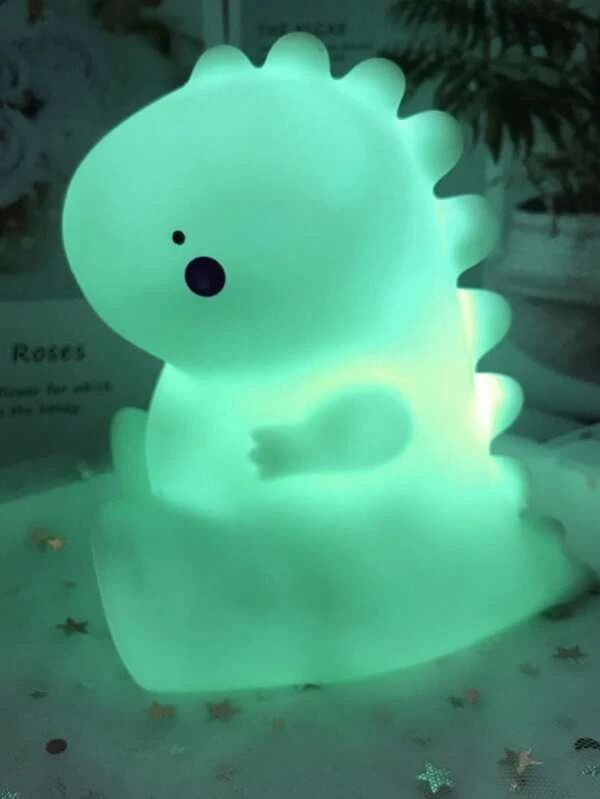 Dinosaur Shaped Night Light Green Color