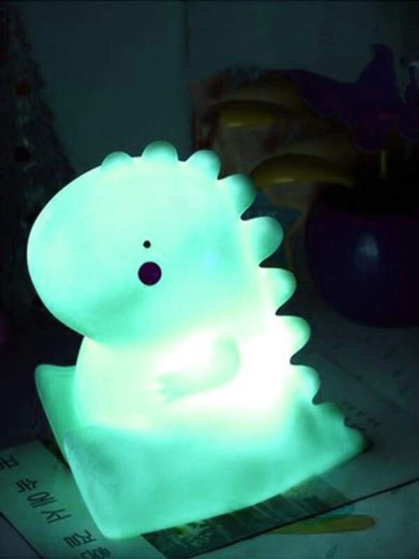 Dinosaur Shaped Night Light Green Color