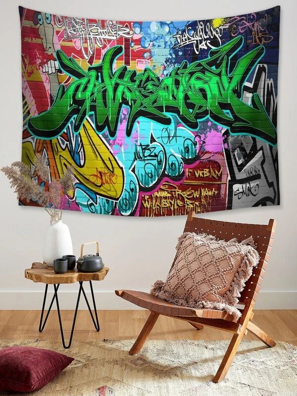 Doodle Pattern Tapestry