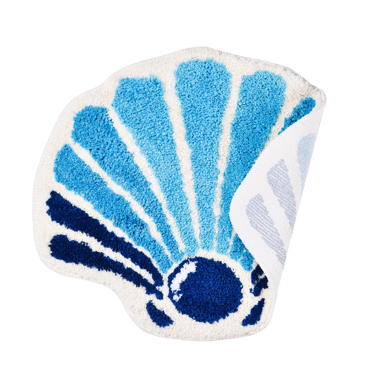 Blue Shell Bath Mat 27.1″x 31.5″ or 69x80 cm