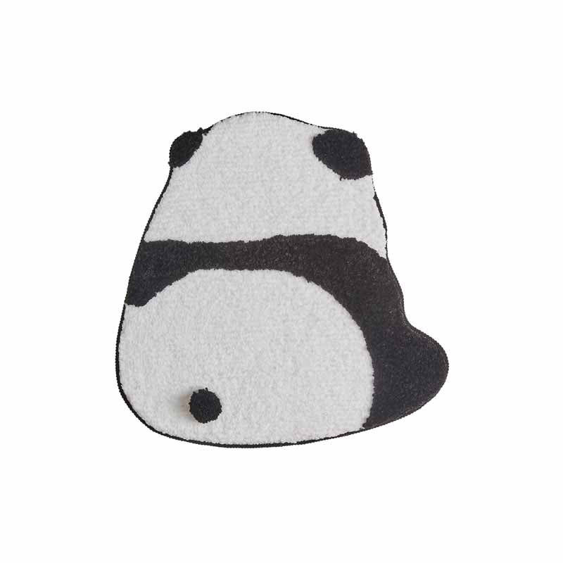 Cartoon Panda Back Bath Mat