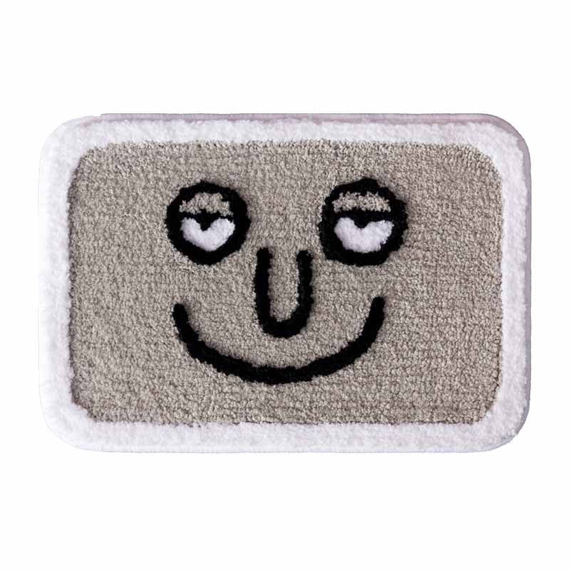 Cartoon Lovely Faces Bath Mat
