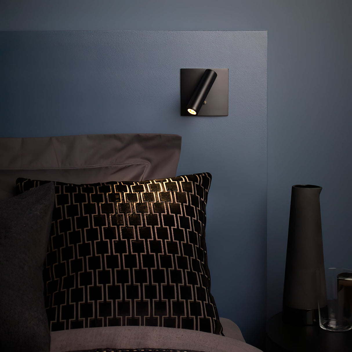 Enna Square Switched Sconce