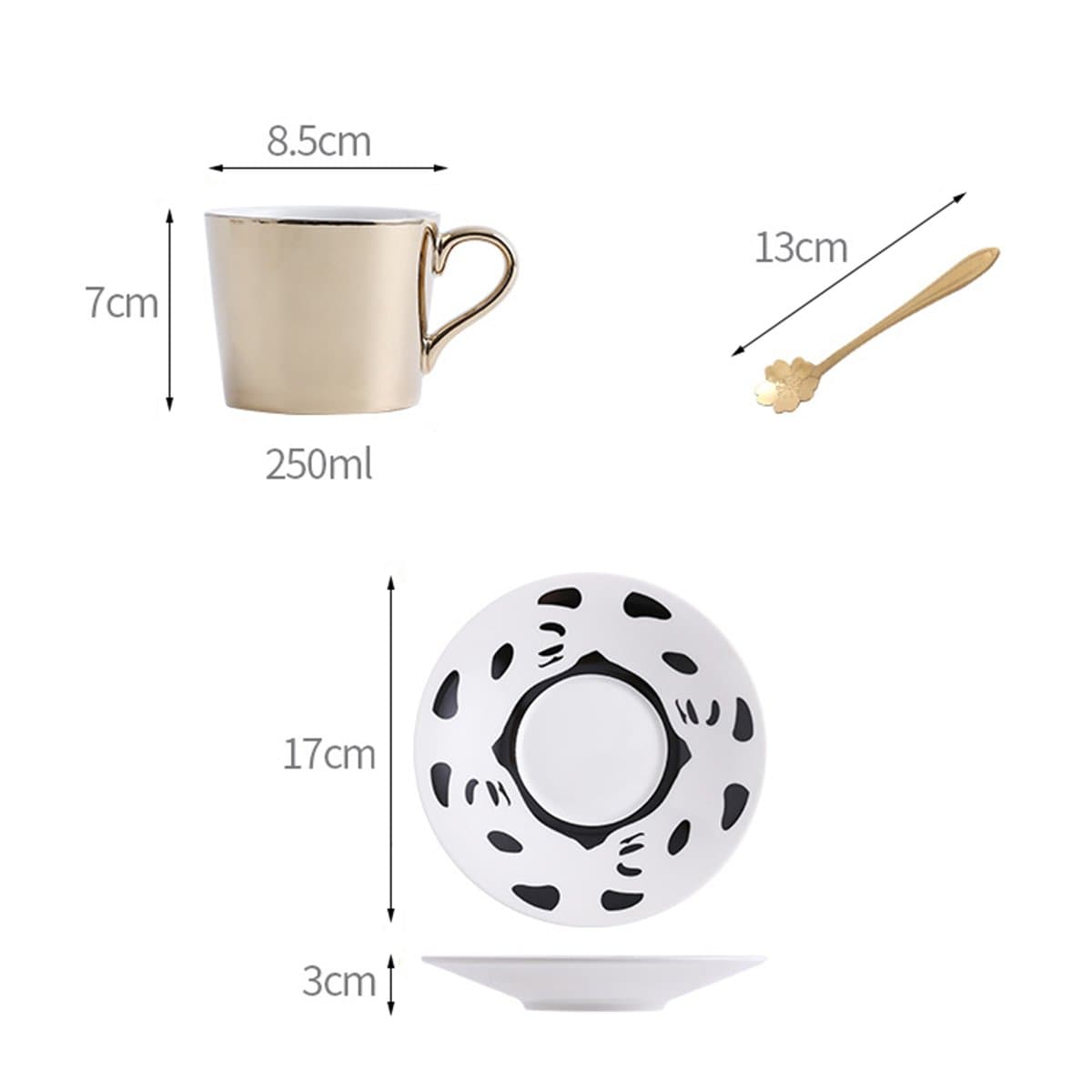 Panda Mirror Reflection Coffee Cup