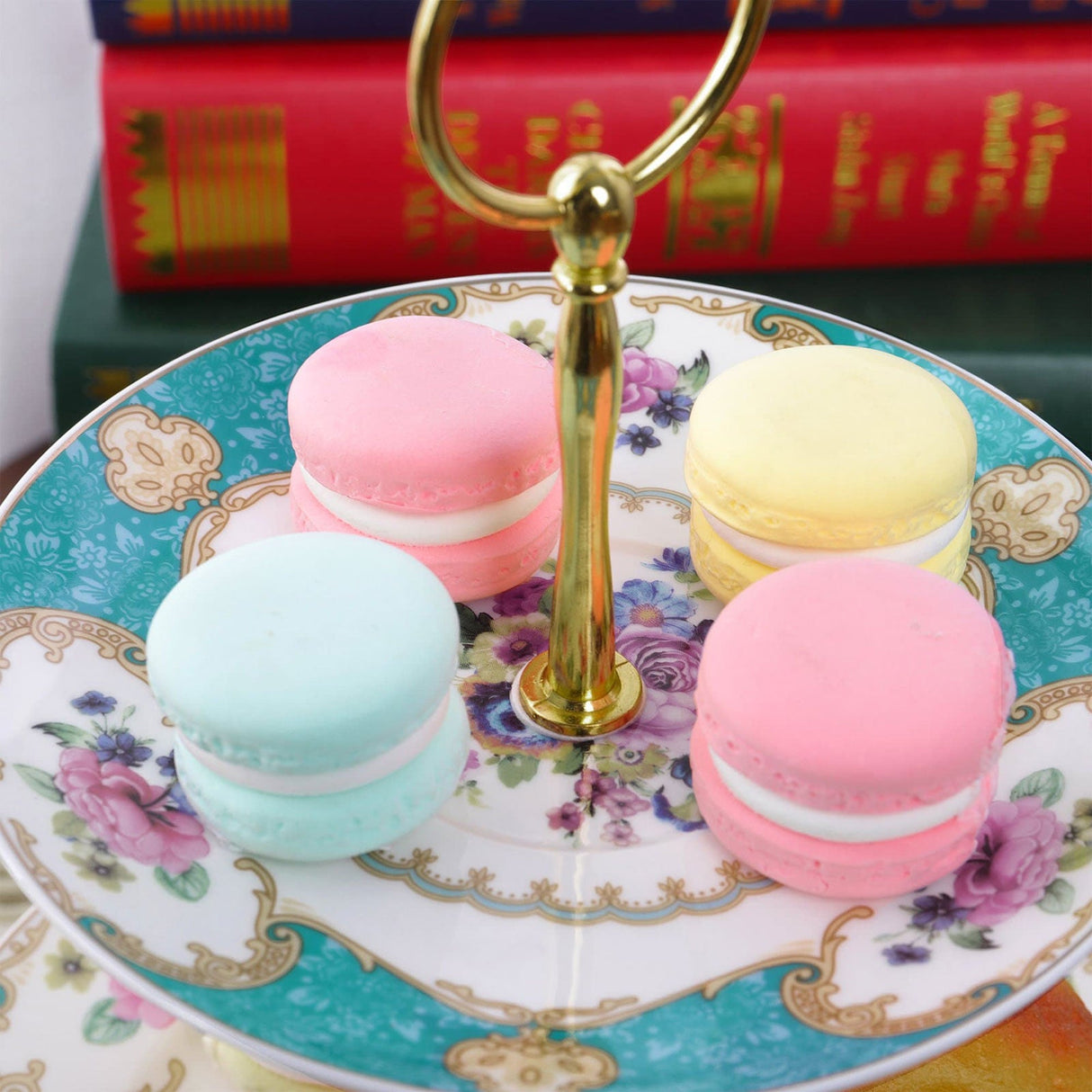 3 Tier Blue Porcelain Cake Stand