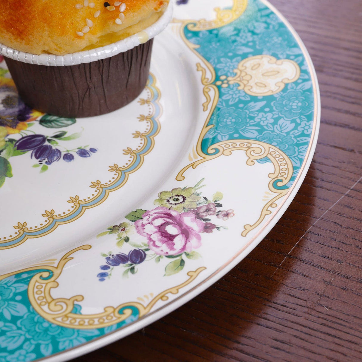 3 Tier Blue Porcelain Cake Stand