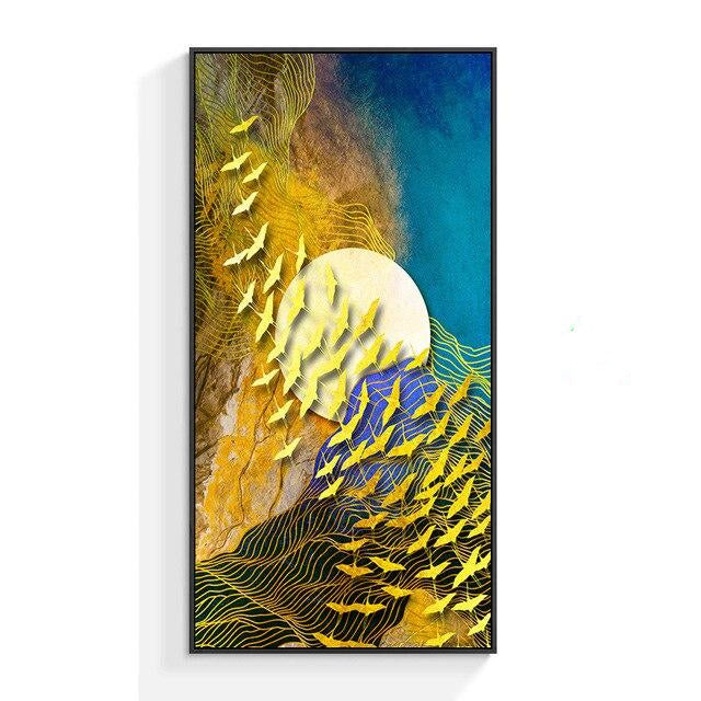 Birds on a Falling Moon