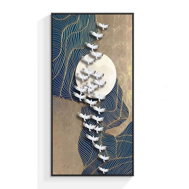 Birds on a Falling Moon