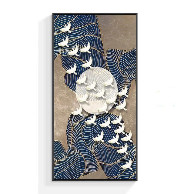 Birds on a Falling Moon
